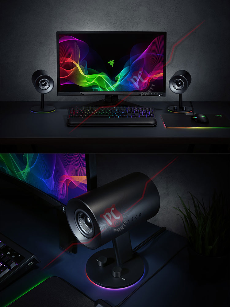 PC PARTY 雷蛇Razer Nommo Chroma 天狼星幻彩2.0 喇叭